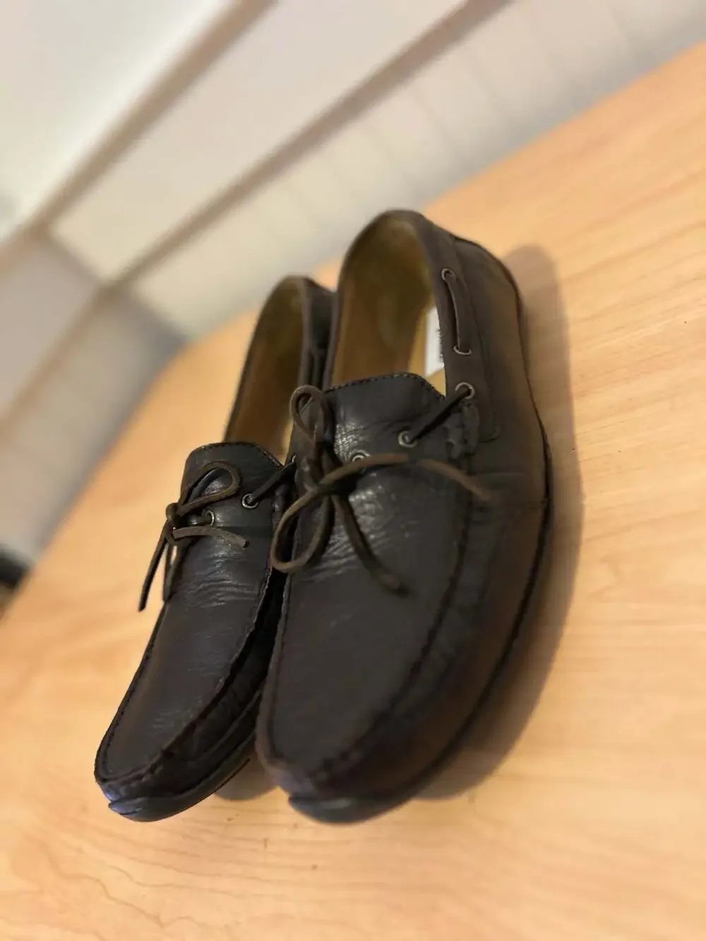 Tommy Bahama Brown Leather Boat Shoes Loafers